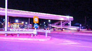 Kampala Flyover Uganda night times [upl. by Nayhr]