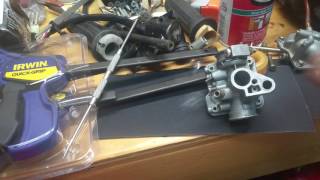 Yamaha pw50 mikuni carburetor throttle slide repair for stuck throttles [upl. by Chladek]