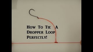 How To Tie The Perfect Dropper Loop [upl. by Ocinemod634]