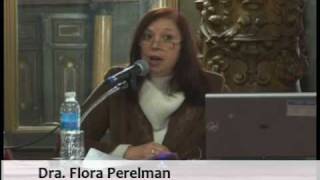 DGCyE  Conferencia de la Dra Flora Perelman  Fragmento V [upl. by Kihtrak116]