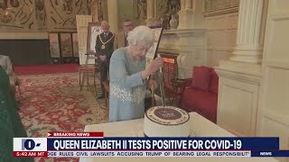 Queen Elizabeth tests positive for COVID mild symptoms  LiveNOW From FOX [upl. by Oppen709]