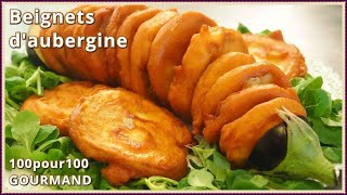 Des beignets daubergine pour un repas facile et rapide  Recette simple et délicieuse [upl. by Euqimod]