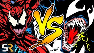 Venom vs Carnage Which Symbiote Is Stronger [upl. by Sisile]