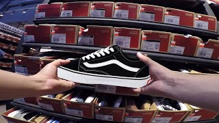 DÓNDE COMPRAR VANS OLD SKOOL BARATOS OUTLET DE VANS [upl. by Werd]