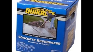 Quikrete Concrete Resurfacermy experience not recommended [upl. by Ahsuat185]