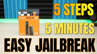 HOW TO JAILBREAK YOUR AMAZON FIRESTICK IN FIVE EASY STEPS  TAKES 5 MINUTES OR LESS NEW FOR 2023 [upl. by Tsew229]