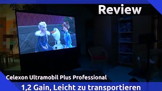 Celexon Leinwand Ultramobil Plus Professional Review 2023 [upl. by Alia]