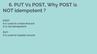 6 PUT Vs POST Why POST is NOT Idempotent [upl. by Ettenauq]