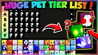 PET SIM X HUGE PETS TIER LIST Pet Simulator X Roblox [upl. by Anneirda]