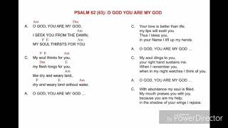 O GOD YOU ARE MY GOD Song of the Neocatechumenal Way [upl. by Mulderig566]