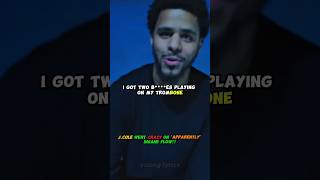 J Cole Went CRAZY on Apparently Insane Flow‼️🔥 [upl. by Ranson]