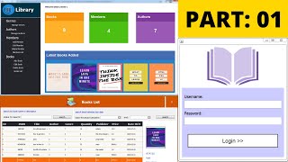 Java Library Management System Project In Netbeans With MySQL  Part 01 [upl. by Alwyn]