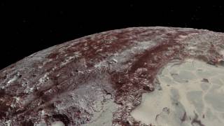 New Horizons Flyover of Pluto [upl. by Bernetta]