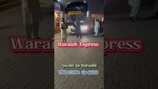 Waraich Express Bus Service  reels waraichexpress shorts food foodies reviews trending [upl. by Hugibert]