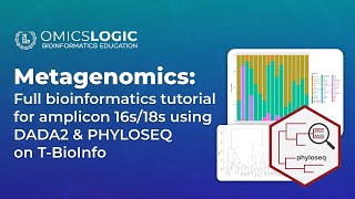 Metagenomics Full tutorial for amplicon 16s18s pipeline  DADA2 and PHYLOSEQ on the TBioInfo [upl. by Sommers]