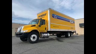 Penske  2020 International MV  26’ Boxtruck Review [upl. by Spitzer682]