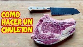 Como hacer un CHULETÓN en CASA como en un RESTAURANTE [upl. by Home]