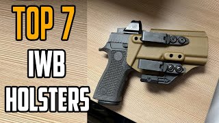 Best IWB Holsters 2024  Top 7 Conceal Carry IWB Holsters Review [upl. by Nutter]