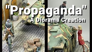 quotPROPAGANDAquot A Diorama CreationJAGDPanzer FlammPanzer 38 MID HETZER 135 [upl. by Atnoid496]