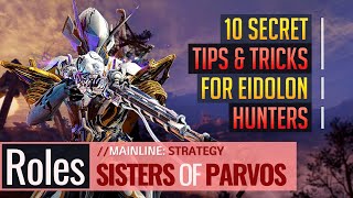 Warframe  10 ADVANCED SECRET TIPS Eidolon Hunting [upl. by Nnylorac381]