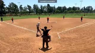 Lila Mae Partridge Strikeout  Unity Johnson Ross 16U [upl. by Jermyn]