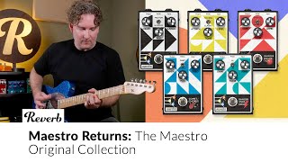 Gibson Relaunches Maestro Effects Pedals w The Maestro Original Collection  Tone Report Demo [upl. by Nahsad]