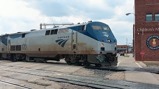 Galesburg Illinois railfaning 31324 SEE END OF VIDEO reupload [upl. by Redfield]