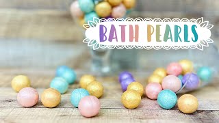 How to Make Bath Beads  The Fun Way to Moisturize DIY BATH PEARLS [upl. by Siuoleoj]