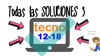 Respuestas Tecno 1218 Levers 3 PARTE 3 [upl. by Encratis]