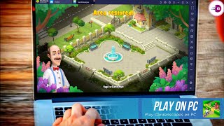 How to Download and Play Gardenscapes on PC and Laptop New Version [upl. by Meggie988]