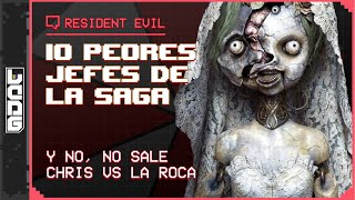 Los 10 JEFES MÁS DECEPCIONANTES de la saga RESIDENT EVIL [upl. by Bardo515]