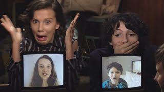 Stranger Things Cast Watches Their Original Audition Tapes [upl. by Flss]