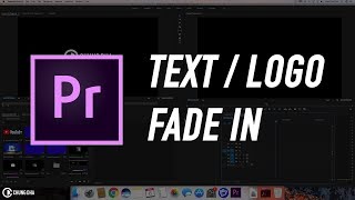 Premiere Pro Text  Logo fade in  Fast and Pro methods  Tutorial  Chung Dha [upl. by Langer]