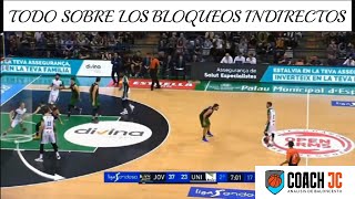 BLOQUEOS INDIRECTOS en baloncesto ✅ [upl. by Llenrev696]