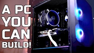 A GAMING PC YOU CAN ACTUALLY BUILD Ryzen 5600X  RX 6600 XT Build Guide [upl. by Haliek]