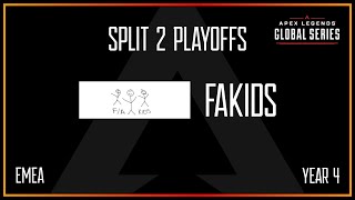 FA KIDS  EMEA  ALGS Y4 Split 2 Playoffs  Elim Round 1  Bracket Stage  08312024 [upl. by Nrojb758]