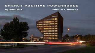 Snøhetta Completes its 4th Energy Positive Powerhouse in Telemark Norway  Architecture [upl. by Tillie]