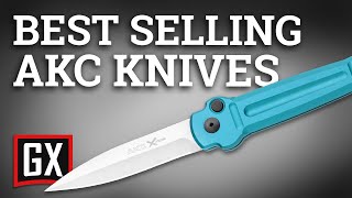 Top 5 Best AKC Knives [upl. by Aicilehp]