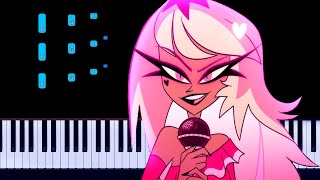 Helluva Boss  Spring Broken Vacay to bonetown Verosika song Piano Tutorial [upl. by Tterb]