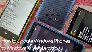 UPDATED How to update your old Lumia phone to Windows 10 Mobile today [upl. by Burnard]