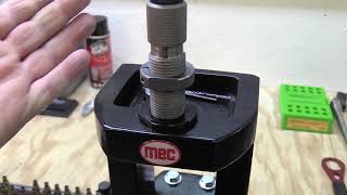 Reloading Bench Review MEC Marksman Reloading Press [upl. by Bertie983]