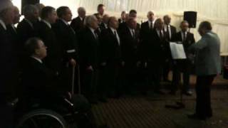 Blaenavon Male Voice Choir sings Leonard Cohens Hallelujah [upl. by Ragas]