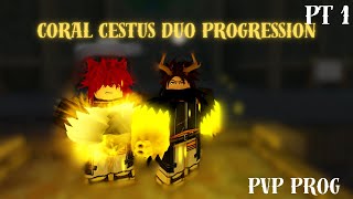 CORAL CESTUS DUO PROGRESSION roblox deepwoken [upl. by Hendrik]