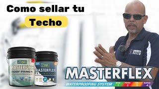 Como sellar un techo correctamente con Masterflex I Atrévete Hazlo [upl. by Maloy663]