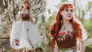 Making a Secret GardenInspired Dress [upl. by Yrallih]