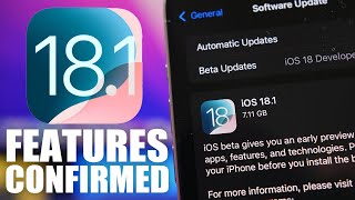 iOS 181 Beta 1 Incoming  NEW Features Confirmed [upl. by Daitzman]