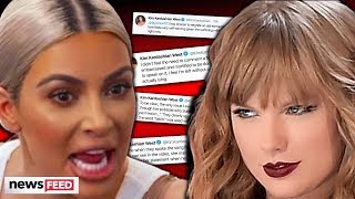 Taylor Swifts Team EXPOSES Kim Kardashians Lies [upl. by Thain]