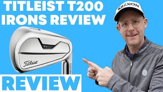 Titleist T200 Irons Review  Great Performance and Solid Numbers [upl. by Grussing]