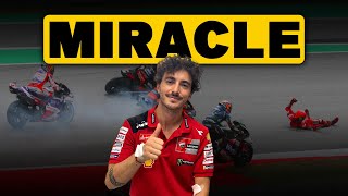 A MotoGP Miracle for Pecco Bagnaia 🙏 [upl. by Mylander]