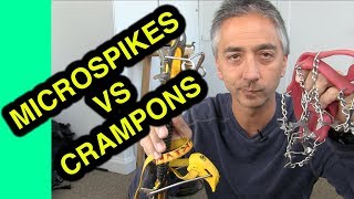 How to Choose Between Microspikes and Crampons for Backpackers and Climbers [upl. by Windzer]